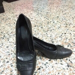 黑蜜馬◕‿◕bellwink 黑色高跟鞋 鞋跟約6公分 鞋號23.5